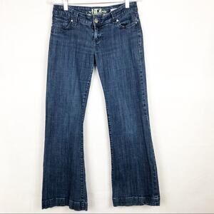 Diva Los Angeles Y2K Vintage Low Rise Dark Wash Jeans Size 8